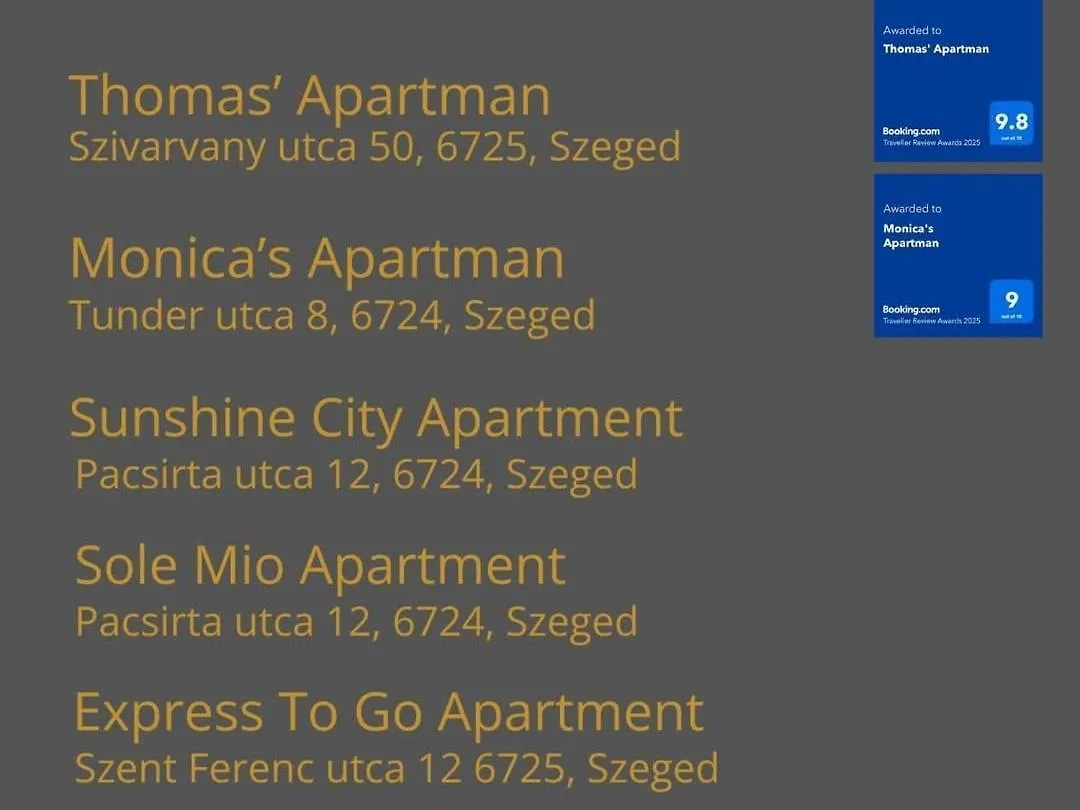 Sunshine City Apartment Seghedin Ungaria